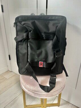Chrome Macheto 48 Liter Travel Pack Suitcase in Black
